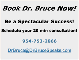 Book Dr. Bruce - Success Coaching